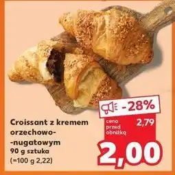 Kaufland Croissant z kremem orzechowo-nugatowym oferta