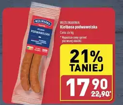 ALDI Kiełbasa podwawelska Wędliniarnia classic oferta