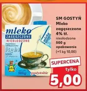 Kaufland Mleko zagęszczone niesłodzone light Gostyń oferta