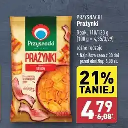 ALDI Prażynki bekonowe Przysnacki oferta