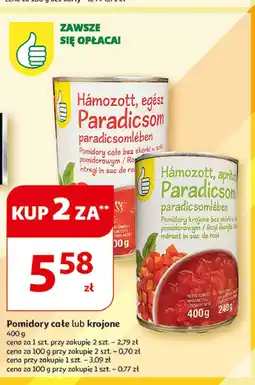 Auchan Pomidory krojone Podniesiony kciuk oferta
