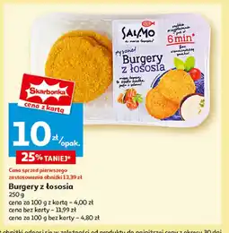 Auchan Burgery z łososia oferta