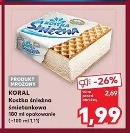 Kaufland Lód śmietankowy Koral oferta