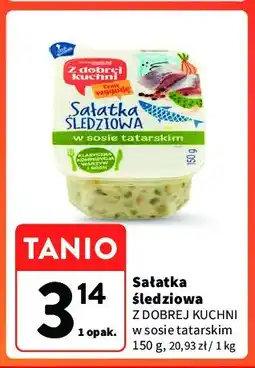 Intermarche Sałatka śledziowa w sosie tatarskim Z dobrej kuchni oferta