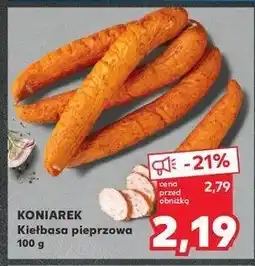 Kaufland Kiełbasa pieprzowa Koniarek oferta