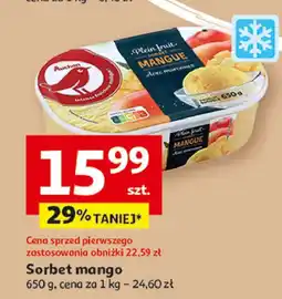 Auchan Sorbet mango Auchan różnorodne (logo czerwone) oferta