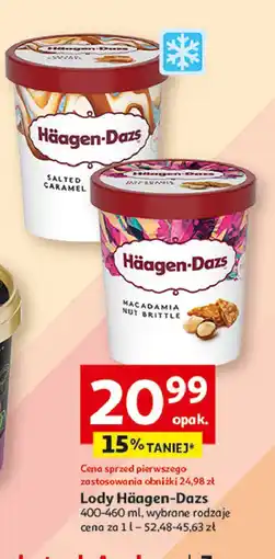 Auchan Lody salted caramel Haagen-dazs oferta