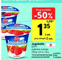 Intermarche Jogurt owoce leśne Zott jogobella oferta