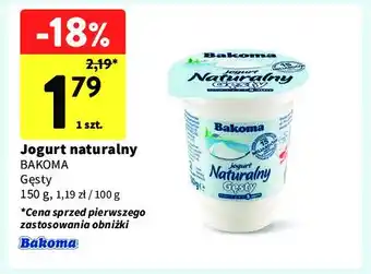 Intermarche Jogurt naturalny Bakoma oferta