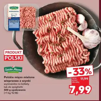 Kaufland Mięso mielone wieprzowe z szynki Stoisko mięsne oferta