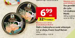Auchan Tuńczyk stek w kawałkach Franz josef exclusive oferta