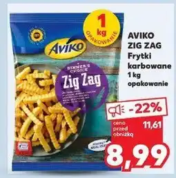 Kaufland Frytki karbowane Aviko zig zag oferta