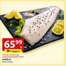Auchan Halibut filet ze skórą oferta