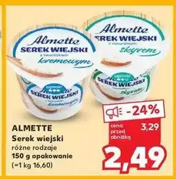 Kaufland Serek wiejski z twrożkiem kremowym Hochland almette oferta
