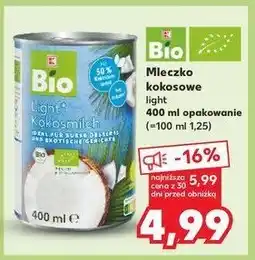 Kaufland Mleczko kokosowe light K-classic bio oferta