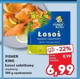 Kaufland Łosoś sałatkowy wędzony Fisher king oferta