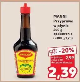 Kaufland Przyprawa w płynie Winiary maggi oferta