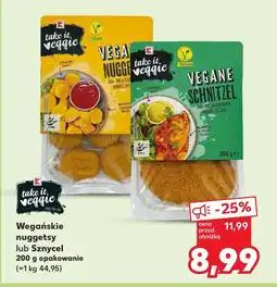 Kaufland Sznycle wegańskie K-take it veggie oferta