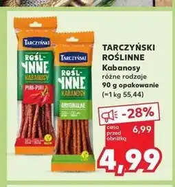 Kaufland Kabanosy oryginalne Tarczyński roślinne oferta