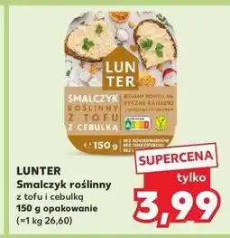Kaufland Smalczyk roślinny z tofu z cebulką Lunter oferta