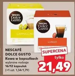 Kaufland Kawa lungo Nescafe dolce gusto oferta