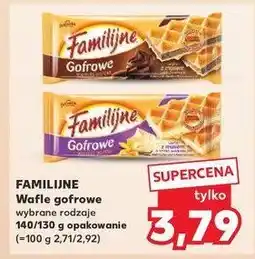 Kaufland Wafelki gofrowe z musem waniliowym Jutrzenka familijne oferta