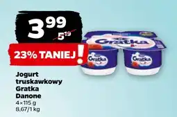 Netto Deser truskawka Danone Gratka oferta