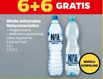 Netto Woda delikatnie gazowana Nałęczowianka oferta