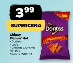 Netto Chrupki flamin hot Cheetos Crunchos oferta