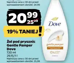 Netto Żel pod prysznic Dove Gentle Pamper oferta