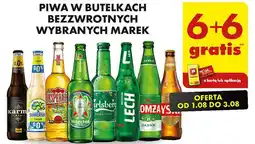 Biedronka Piwa w butelkach bezzwrotnych oferta