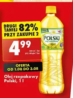Biedronka Olej rzepakowy Polski oferta