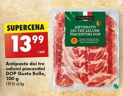 Biedronka Antipasto dei tre salumi piacentini Gustobello oferta