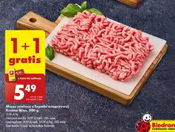 Biedronka Mięso mielone z łopatki wieprzowej Kraina Mięs oferta