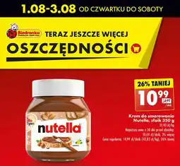 Biedronka Krem czekoladowo-orzechowy Nutella oferta