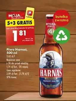 Biedronka Piwo Harnaś Jasne Pełne oferta