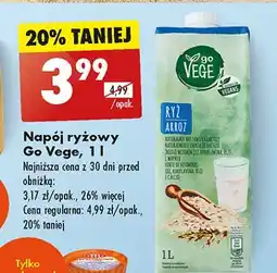 Biedronka Napój ryżowy Govege oferta