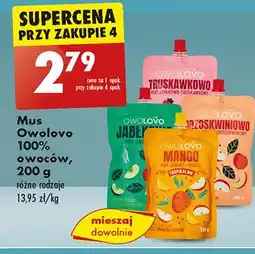Biedronka Mus brzoskwiniowo Owolovo oferta
