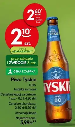 Żabka Piwo Tyskie oferta