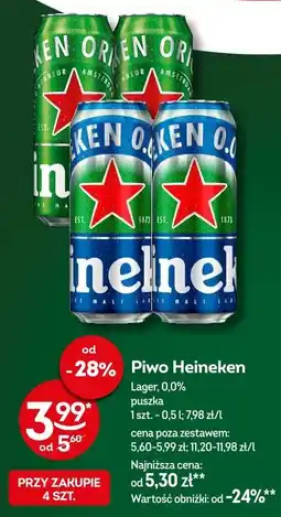 Żabka Piwo Heineken oferta