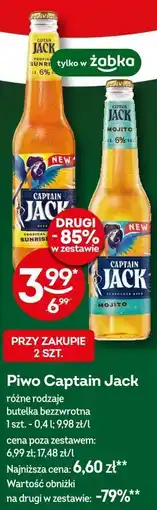 Żabka Piwo Captain Jack oferta