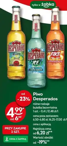 Żabka Piwo Desperados oferta