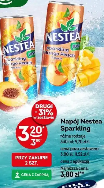 Żabka Napój Nestea Sparkling oferta