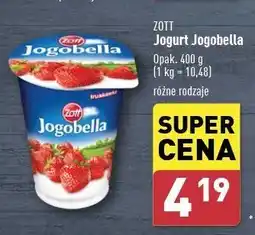 ALDI Jogurt truskawka Zott Jogobella oferta