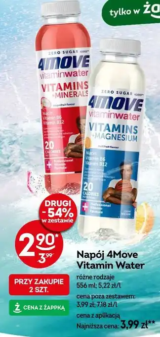 Żabka Napój 4Move Vitamin Water oferta