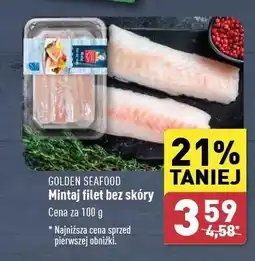 ALDI Mintaj filety bez skóry Golden Seafood oferta