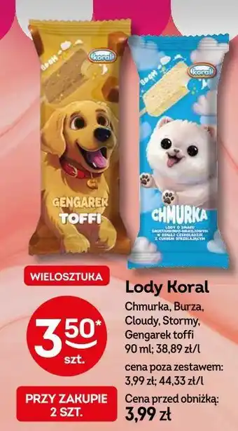 Żabka Lody Koral oferta
