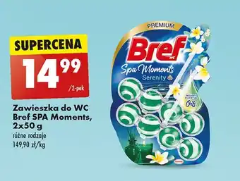 Biedronka Zawieszka do wc serenity Bref Spa Moments oferta