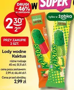 Żabka Lody wodne Kaktus oferta
