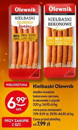 Żabka Kiełbaski Olewnik oferta